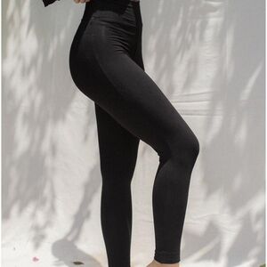 Indigo Luna Asana Black High-Waisted Leggings